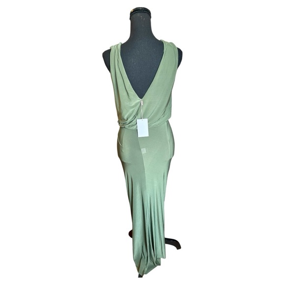 NWT MISA Elegant Green Evening Gown - Picture 3 of 6